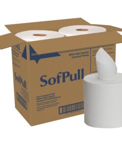 SofPull Centerpull High-Capacity Paper Towels - 15" x 7.80" - 560 Sheets/Roll - White - Paper - Absorbent, Soft - For Healthcare, Food Service, Public Facilities, Kitchen, Washroom - 4 / Carton
