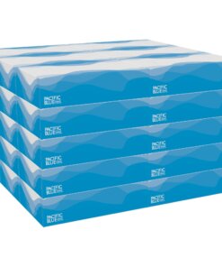 Pacific Blue Select Facial Tissue by GP Pro - Flat Box - 2 Ply - 8.33" x 8" - White - Paper - Soft, Absorbent - For Office Building - 100 Per Box - 30 / Carton