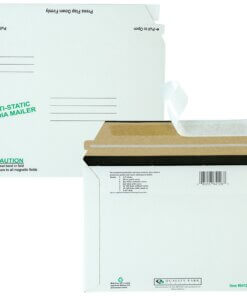 Quality Park Economy Disk/CD Mailers - CD/DVD - 6" Width x 8 5/8" Length - Self-sealing - Fiberboard - 25 / Box - White