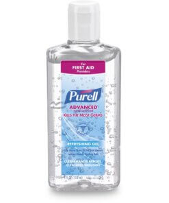 Gojo Purell Instant Hand Sanitizer Flip-Cap Bottle - 4fl oz - Dye-free, Moisturizing - Clear