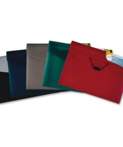 MeadWestvaco Poly Expanding File - 9 1/4" x 13" - 6 Pocket(s) - Poly - Assorted - 1 Each