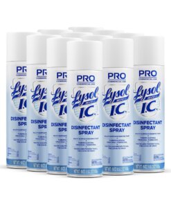 Lysol I.C. Disinfectant Spray - Aerosol - 19 fl oz (0.6 quart) - 12 / Carton - Clear
