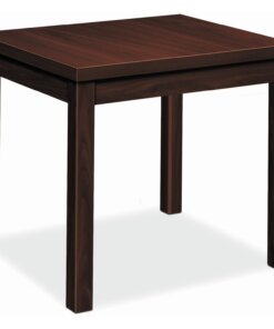 HON H80193 End Table - 24" x 20" x 20" - Flat Edge - Finish: Mahogany