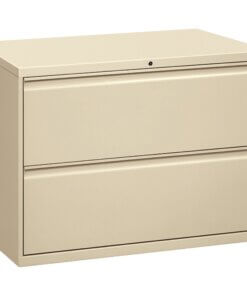 HON Brigade 800 H892 Lateral File - 42" x 18" x 28.4" - 2 Drawer(s) - Finish: Putty