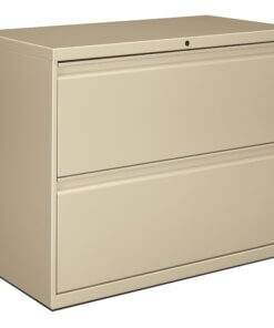 HON Brigade 800 H882 Lateral File - 36" x 19.3" x 28.4" - 2 Drawer(s) - Finish: Putty