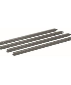 HON Single Front-to-Back Hanging File Rails | 4 per Carton - Letter/Legal - Steel - Gray - 4 / Carton