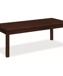 HON H80191 Coffee Table - Rectangle Top - 48" Table Top Width x 20" Table Top Depth x 1.13" Table Top Thickness - 16" Height - Mahogany Laminate - Particleboard