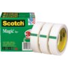 Scotch Magic Tape - 72 yd Length x 1" Width - 3" Core - 3 / Pack - Matte Clear