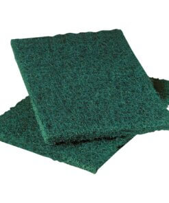 Scotch-Brite Heavy-Duty Scouring Pad - 9" Height x 6" Width - 12/Dozen - Synthetic Fiber, Resin - Green