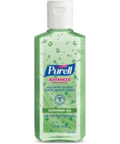 PURELL&reg; Advanced Hand Sanitizer Gel - Floral Scent - 4 fl oz (118.3 mL) - Squeeze Bottle Dispenser - Kill Germs - Hand - Green - Non-sticky, Residue-free, Moisturizing - 1 Each