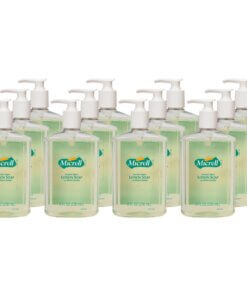 Micrell Antibacterial Lotion Soap - Citrus Scent - 8 fl oz (236.6 mL) - Pump Bottle Dispenser - Kill Germs, Grease Remover - Hand - Anti-irritant, Bio-based - 12 / Carton