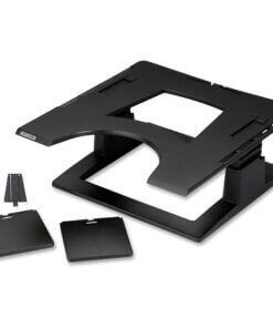 3M Ergonomic Notebook Riser - 6" Height x 13" Width x 13" Depth - Black