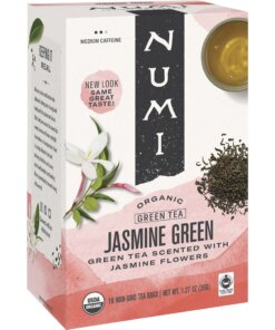 Numi Organic Jasmine Green Tea Bag - 18 Teabag - 18 / Box