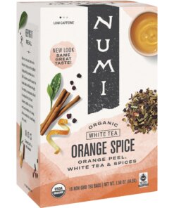 Numi Organic Orange Spice White Tea Bag - 16 Teabag - 16 / Box