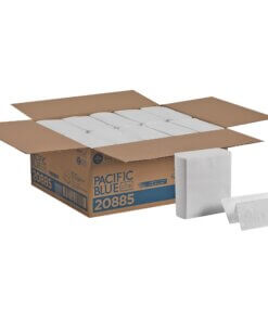 Pacific Blue Ultra Z-Fold Paper Towel - 8" x 11" - White - Paper - Absorbent, Embossed, Z-Fold - 260 Per Pack - 2600 / Carton