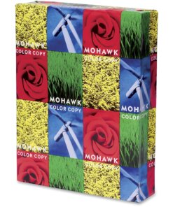 Mohawk Copy Paper - Bright White - 98 Brightness - 95% Opacity - Letter - 8 1/2" x 11" - 28 lb Basis Weight - Super Smooth - 500 / Ream - Acid-free, Chlorine-free, Archival-safe