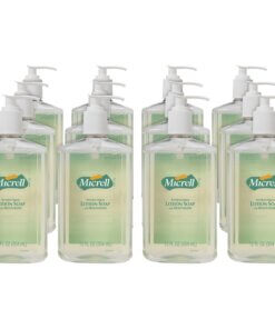 Micrell Antibacterial Lotion Soap - 12 fl oz (354.9 mL) - Pump Bottle Dispenser - Kill Germs - Hand - Orange - Fast Acting, Bio-based, Non-irritating, Triclosan-free - 12 / Carton