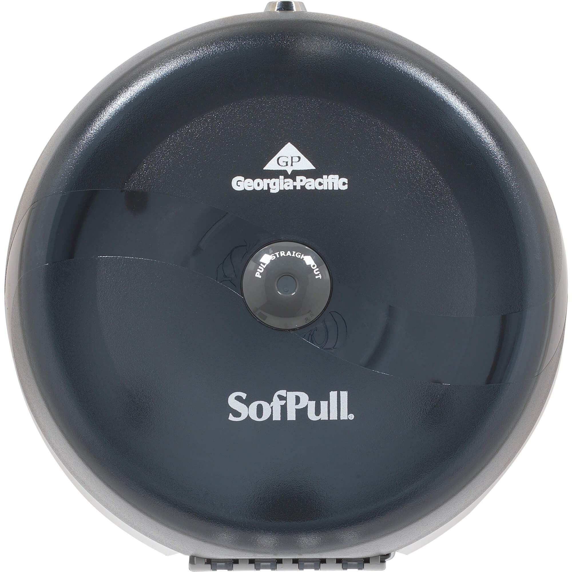SofPull 1-Roll Centerpull High-Capacity Toilet Paper Dispenser - Center Pull Dispenser - 1 x Roll Center Pull - 10.5" Height x 10.5" Width x 6.8" Depth - Plastic - Lockable, Long Lasting, Sturdy, Durable, Vandal Resistant - 1 / Carton
