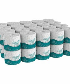 Angel Soft Professional Series Embossed Toilet Paper - 2 Ply - 4" x 4.05" - 450 Sheets/Roll - White - Fiber - Soft, Thick, Embossed, Septic Safe - For Food Service, Office Building - 40 / Carton