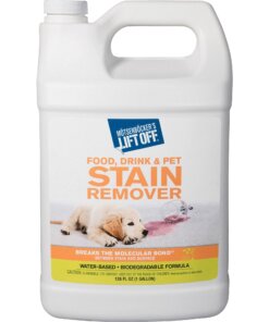 M?tsenb?cker's Lift Off Food/Drink/Pet Stain Remover - Liquid - 128 fl oz (4 quart) - Bottle - 1 Each - White