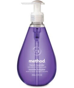 Method Gel Hand Soap - French Lavender Scent - 12 fl oz (354.9 mL) - Pump Bottle Dispenser - Bacteria Remover - Hand - Lavender - Triclosan-free, Non-toxic, pH Balanced, Anti-irritant - 1 Each