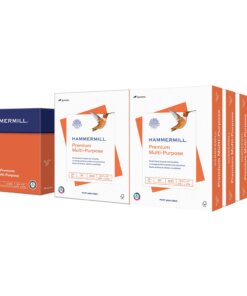 Hammermill Premium Multipurpose Paper - White - 97 Brightness - Letter - 8 1/2" x 11" - 20 lb Basis Weight - Smooth - 10 / Carton - FSC - Jam-free, Archival-safe, Acid-free