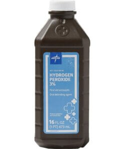 Medline 3 Percent USP Hydrogen Peroxide - For Cut, Skin Abrasion, Burn - 16 fl oz - 1 Each