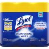 Lysol Disinfecting Wipes 3-pack - Wipe - Lemon Scent - 35 / Canister - 105 / Pack - White