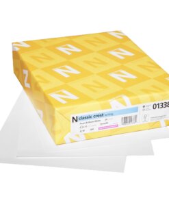 Classic Crest Classic Crest Writing Multipurpose Paper - 93 Brightness - Letter - 8 1/2" x 11" - 24 lb Basis Weight - Smooth - 500 / Ream - Green Seal - Watermarked, Acid-free