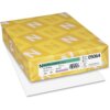 Neenah Bright White Environment Paper - 95 Brightness - 92% Opacity - Letter - 8 1/2" x 11" - 24 lb Basis Weight - Smooth - 500 / Ream - Acid-free, Archival-safe, Chlorine-free, Watermarked
