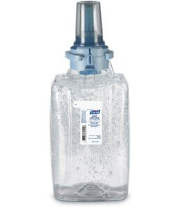 PURELL&reg; Hand Sanitizer Gel Refill - Fragrance-free Scent - 40.6 fl oz (1200 mL) - Push Pump Dispenser - Kill Germs - Skin, Hand - Clear - Dye-free, Fragrance-free, Durable - 1 Each