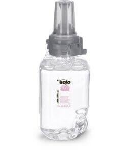 Gojo&reg; ADX 700 ml Refill Clear/Mild Foam Handwash - 23.7 fl oz (700 mL) - Push Pump Dispenser - Hand, Skin - Clear - Fragrance-free, Dye-free, Bio-based, Rich Lather - 4 / Carton