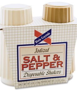 Dixie Crystals Salt & Pepper Shakers Set - Salt, Pepper - 2/Pack