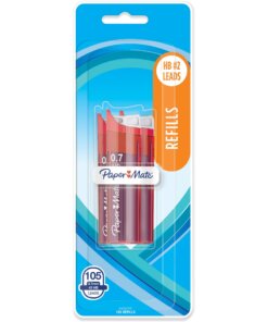 Paper Mate 0.7mm Mechanical Pencil Refills - 0.7 mm Point - #2 - Graphite Black - 105 / Pack