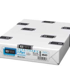 NCR Paper Xero/Form II Carbonless Paper Sheets - Assorted - Letter - 8 1/2" x 11" - Smooth - 500 / Pack - Precollated