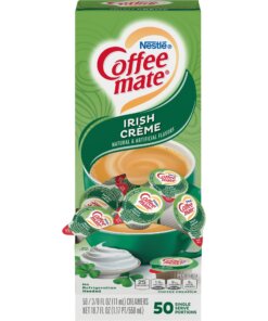 Coffee mate Irish Creme Gluten-Free Liquid Creamer - Single-Serve Tubs - Irish Cream Flavor - 0.38 fl oz (11 mL) - 50/Box - 50 Serving