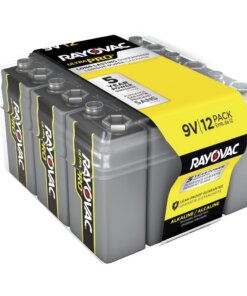 Rayovac Ultra Pro Alkaline 9 Volt Batteries - For Multipurpose - 9V - 9 V DC - 12 / Pack