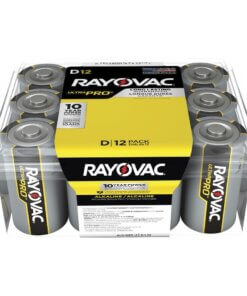 Rayovac Ultra Pro Alkaline D Batteries - For Multipurpose - D - 1.5 V DC - 12 / Pack
