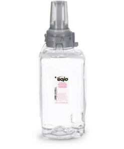 Gojo&reg; ADX-12 Clear/Mild Handwash Refill - 42.3 fl oz (1250 mL) - Push Pump Dispenser - Hand, Skin - Clear - Dye-free, Fragrance-free, Rich Lather, Bio-based - 3 / Carton