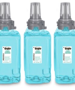 Gojo&reg; ADX-12 Botanical Foam Soap Refill - Botanical Scent - 42.3 fl oz (1250 mL) - Push Pump Dispenser - Skin, Hand - Green - Rich Lather, Bio-based - 3 / Carton
