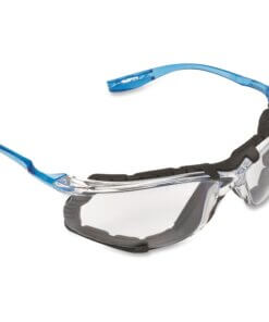 3M Virtua CCS Protective Eyewear - Comfortable, Wraparound Lens, Lightweight, Corded, Anti-fog - Ultraviolet Protection - Blue - 1 Each