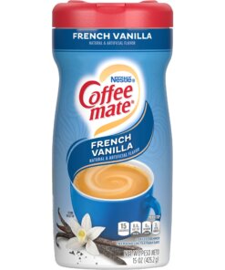 Coffee mate French Vanilla Gluten-Free Powdered Creamer - French Vanilla Flavor - 0.94 lb (15 oz) Canister - 1Each - 141 Serving