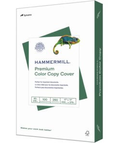 Hammermill Color Copy Cover for Color Copiers, Inkjet & Laser Printers - White - 100 Brightness17" x 11" - 80 lb Basis Weight - Super Smooth - 250 / Pack - Jam-free, Acid-free, Double-sided