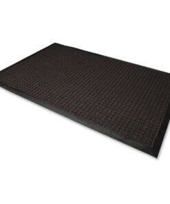 Guardian Floor Protection WaterGuard Wiper Scraper Indoor Mat - Indoor, Outdoor, Floor - 10 ft Length x 36" Width - Rectangle - Rubber - Charcoal