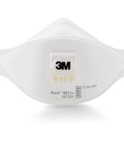 3M Aura Particulate Respirator - Comfortable, Adjustable Nose Clip, Disposable, Lightweight, Exhalation Valve, Collapse Resistant - Particulate, Dust, Fog Protection - White - 10 / Box