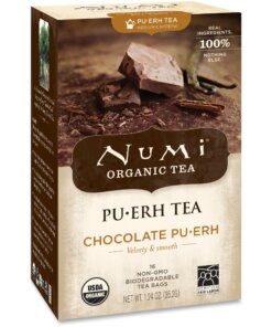 Numi Organic Chocolate Pu-erh Black Tea Bag - 16 - 16 / Box