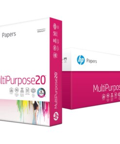 HP Papers Multipurpose20 Copy Paper - White - 96 Brightness - Letter - 8 1/2" x 11" - 20 lb Basis Weight - Smooth - 10 / Carton - FSC - Quick Drying, Smear Resistant