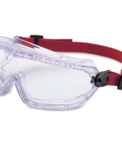 NORTH Uvexx V-Maxx Antifog Clear Goggle - Anti-fog, Elastic Headband, Wraparound Lens, Comfortable, Adjustable Strap, Scratch Resistant - 1 Each
