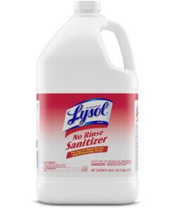 Professional Lysol Professional No Rinse Sanitizer - Concentrate Liquid - 128 fl oz (4 quart) - 1 Each