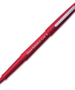 Paper Mate Flair Medium Point Porous Markers - Medium Pen Point - 1.4 mm Pen Point Size - Bullet Pen Point Style - Red Water Based Ink - Red Barrel - Felt Tip - 36 / Pack